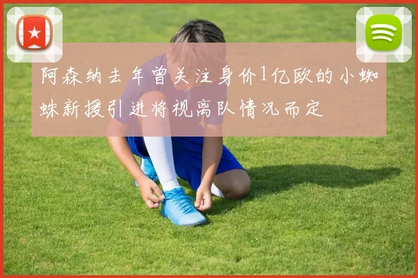 阿森纳去年曾关注身价1亿欧的小蜘蛛新援引进将视离队情况而定